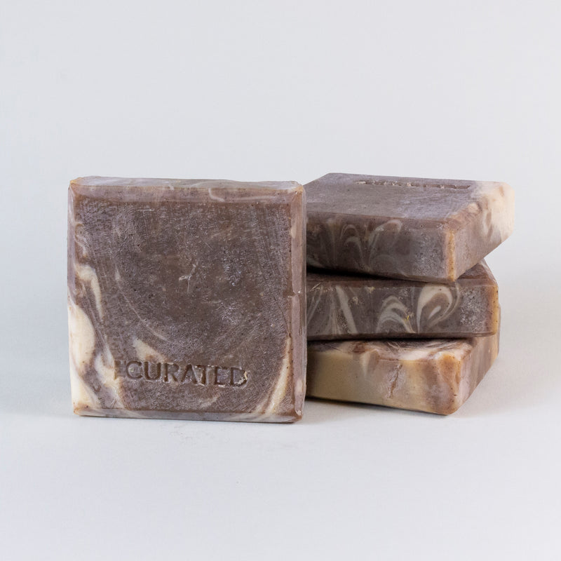 natural soap ESPRESSO BROWNIE | made with strong brewed coffee & grounded coffee powder