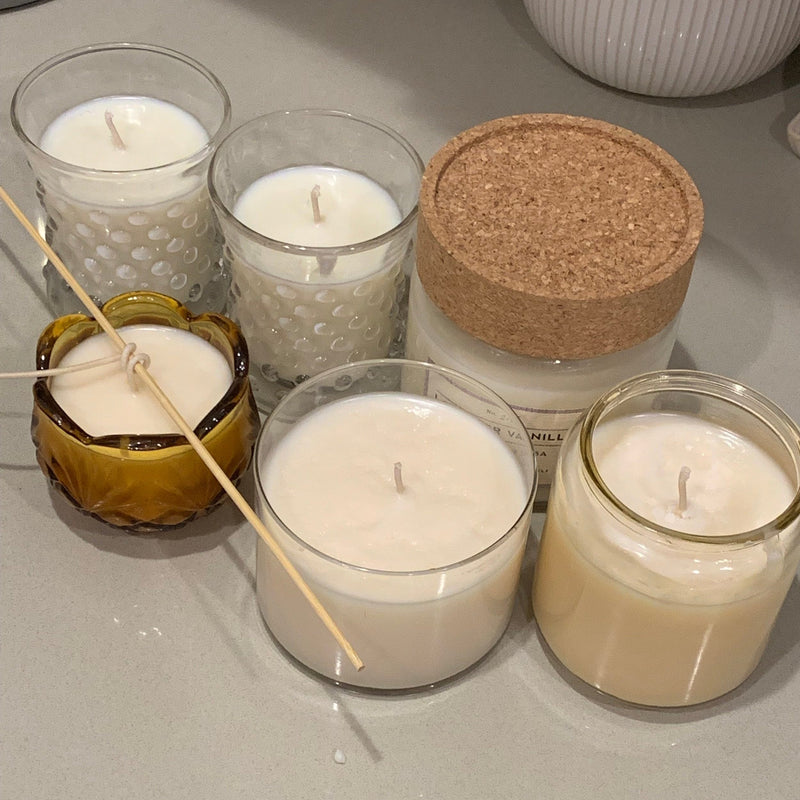 BASIC SCENTED SOY WAX CANDLE making (incl. 2-3 candles + bring your own jar for refill)