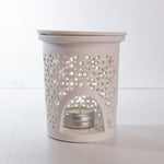 wax/oil burner | ceramics | white