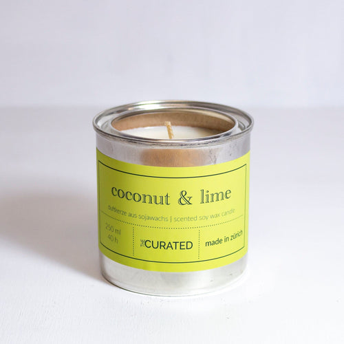 soy wax scented candle | different scents | silver rainbow
